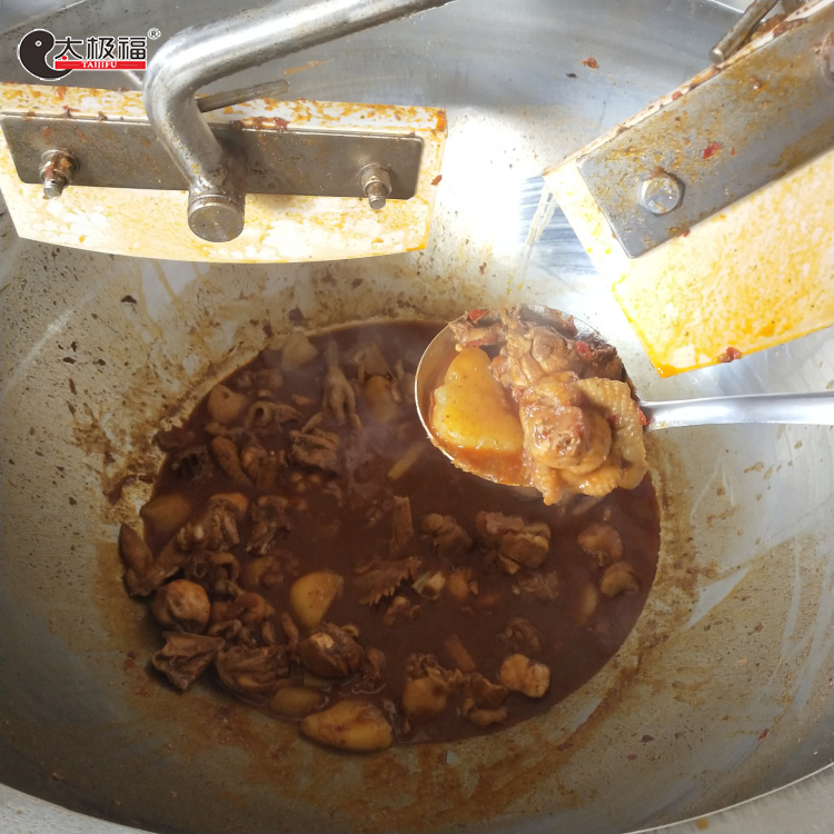 炒菜机工作实例