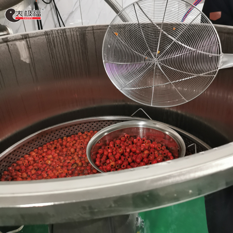 山楂浸糖机工作实例