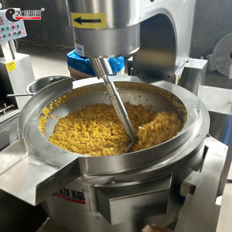 馅料炒锅工作实例