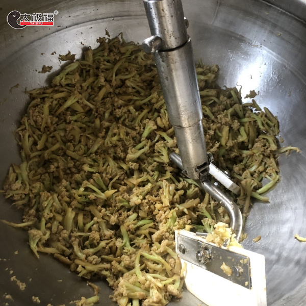 菜花炒锅工作实例