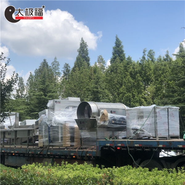 爆米花生产线发货