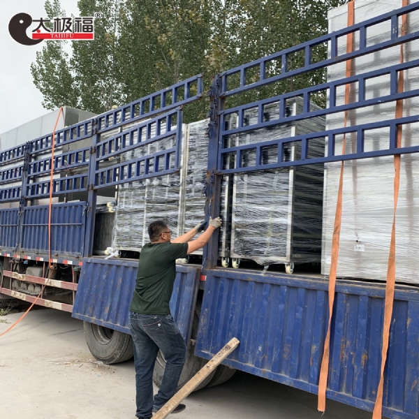 苹果脯成套设备发货了