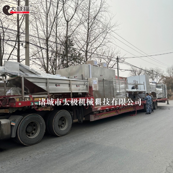 带皮红薯干成套设备发货了