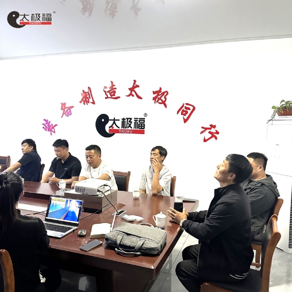 客户考察红薯干成套设备