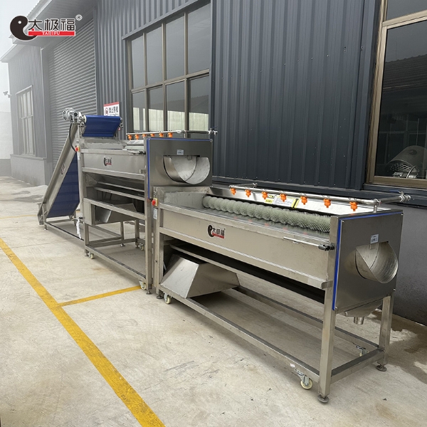 红薯清洗去皮流水线